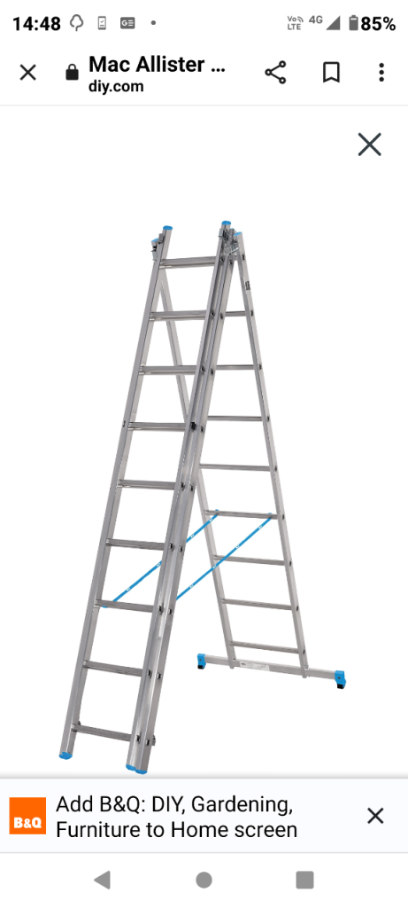 Mac ALLISTER 3 way combination ladder 