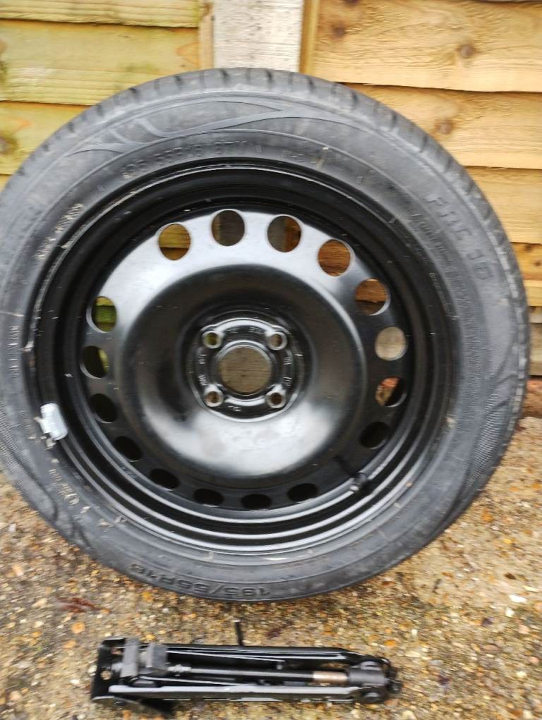 Vauxhall GM spare wheel + jack, 195/55 R16 97V