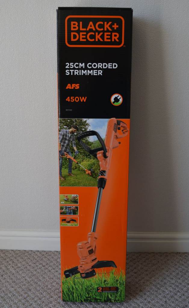 Black & Decker 450W 25cm Corded Strimmer AFS. BESTA525. Brand New in Box.