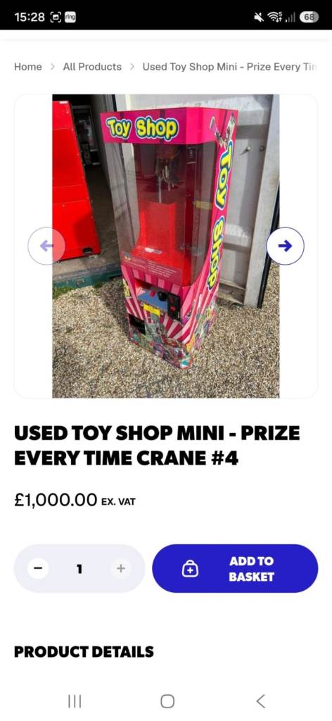Toy Shop Mini Crane Machine - Prize Every Time