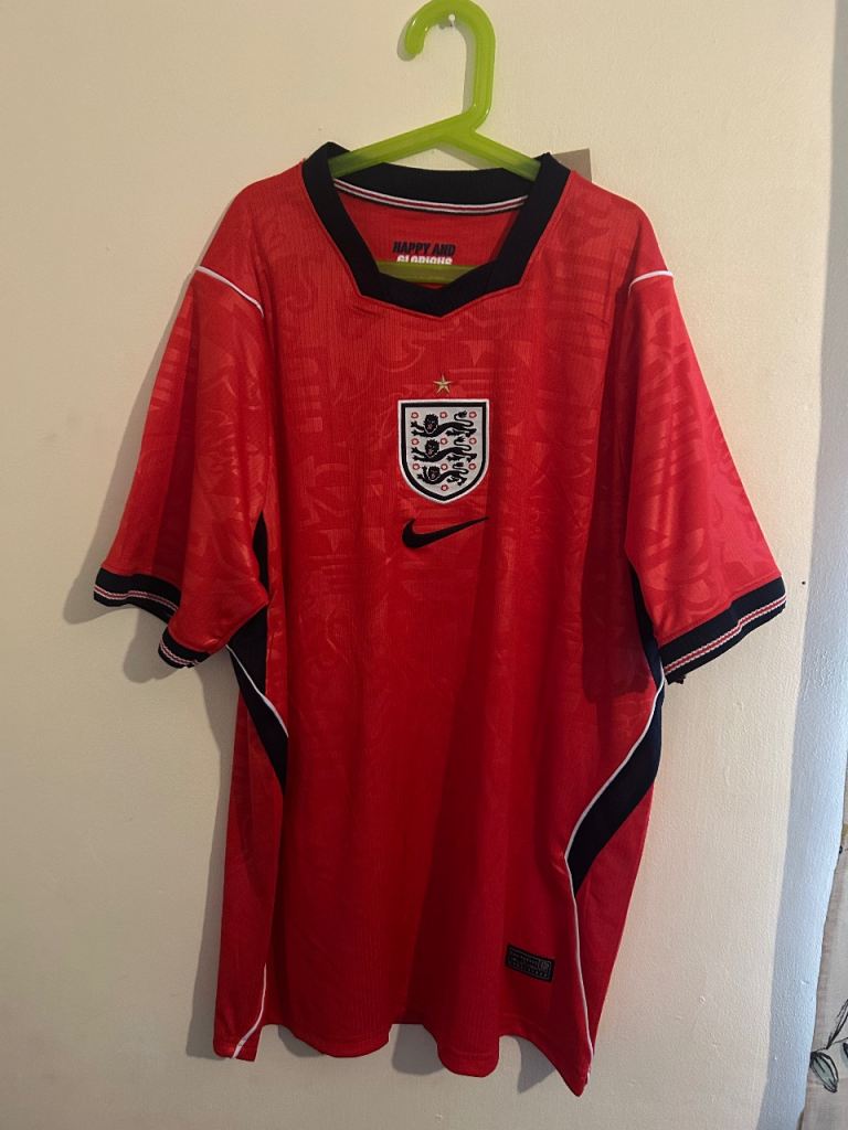 England men’s away jersey size large 