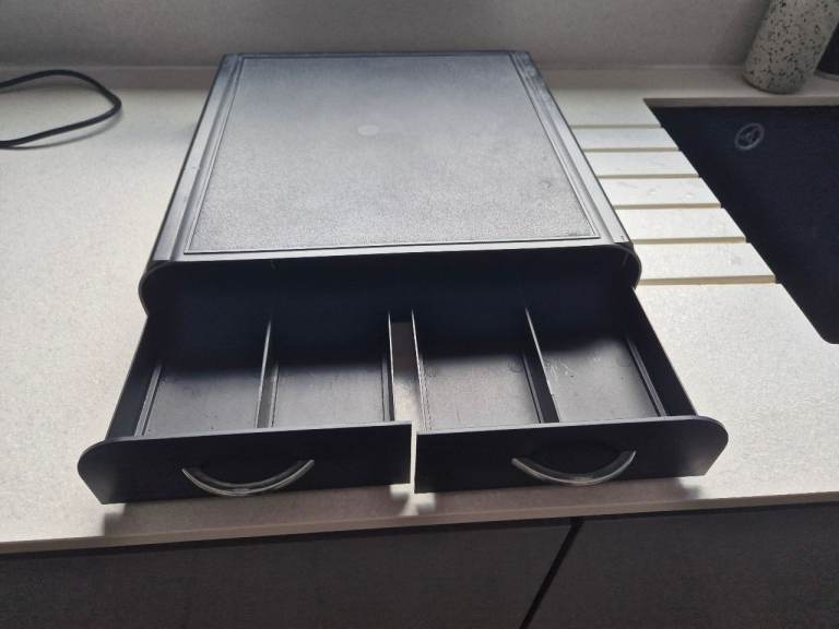 Black Coffee Pod Storage Drawer – Good Condition