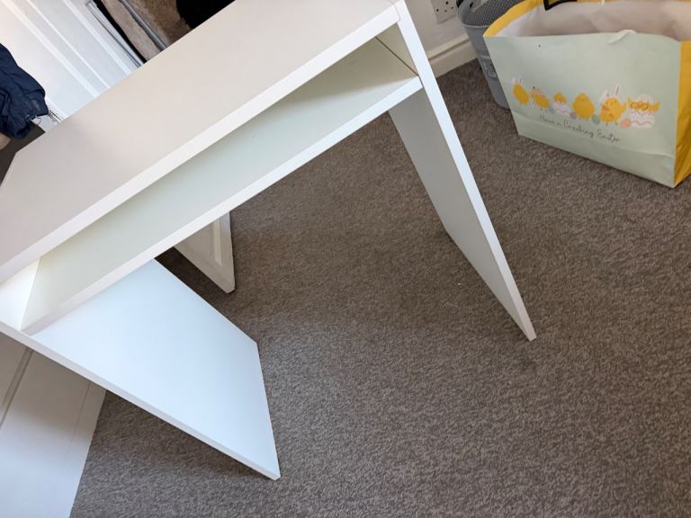 White desk