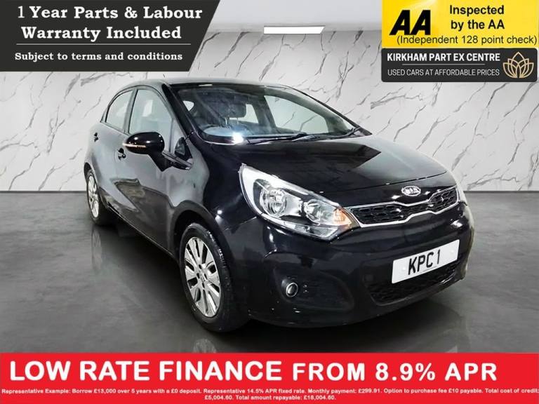 2012 Kia Rio 1.4 2 Hatchback 5dr Petrol Manual Euro 5 (107 bhp) 12 MONTHS MOT ON SALE Hatchback P...