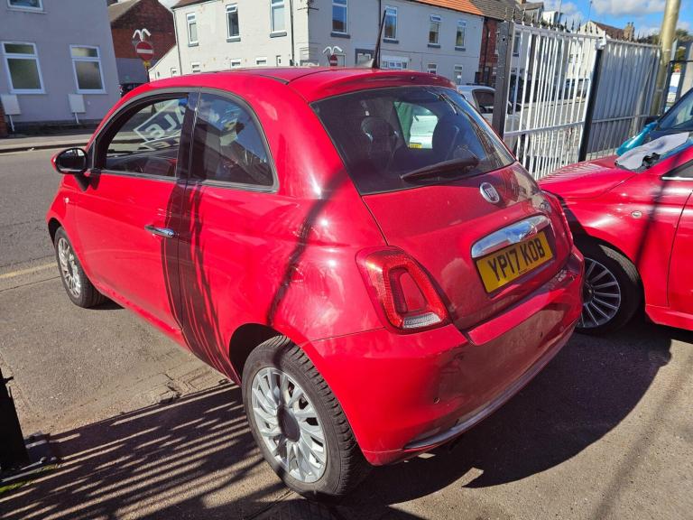 2017 Fiat 500 1.2 Lounge Euro 6 (s/s) 3dr HATCHBACK Petrol Manual