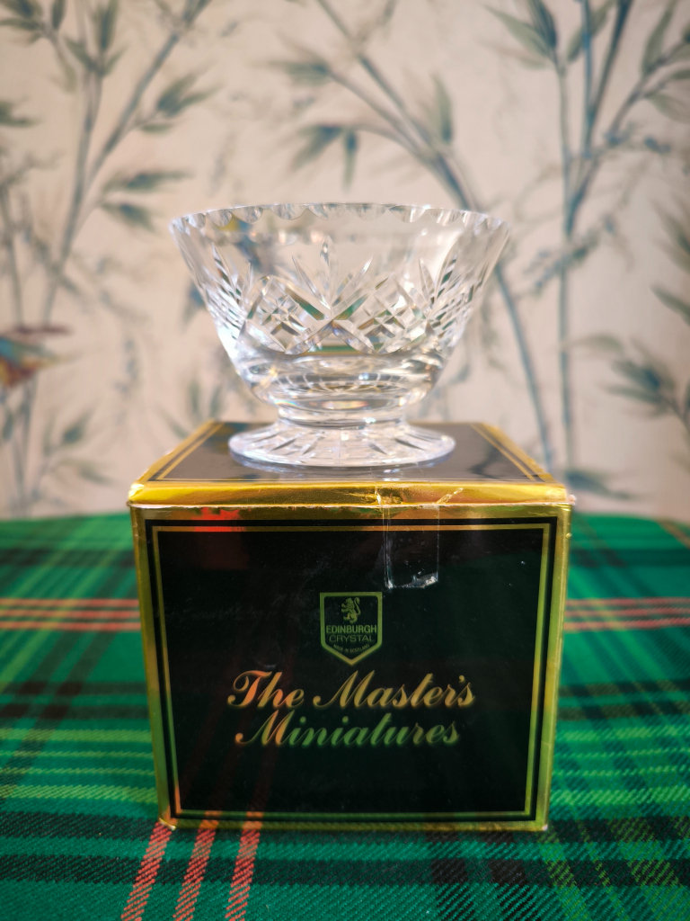 Edinburgh Crystal Sweet Jar - The Masters Miniatures