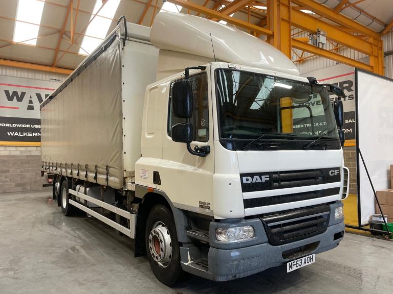 DAF CF75 310 EURO 5 6X2 26 TONNE CURTAINSIDER – 2013 - MF63 AOH