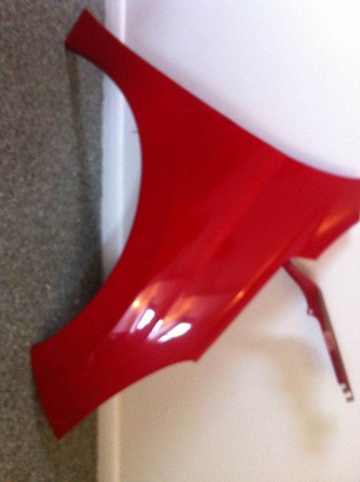 PEUGEOT 207CC CONVERTIBLE FRONT WING RIGHT HAND ADEN ROUGE KKBN O/S