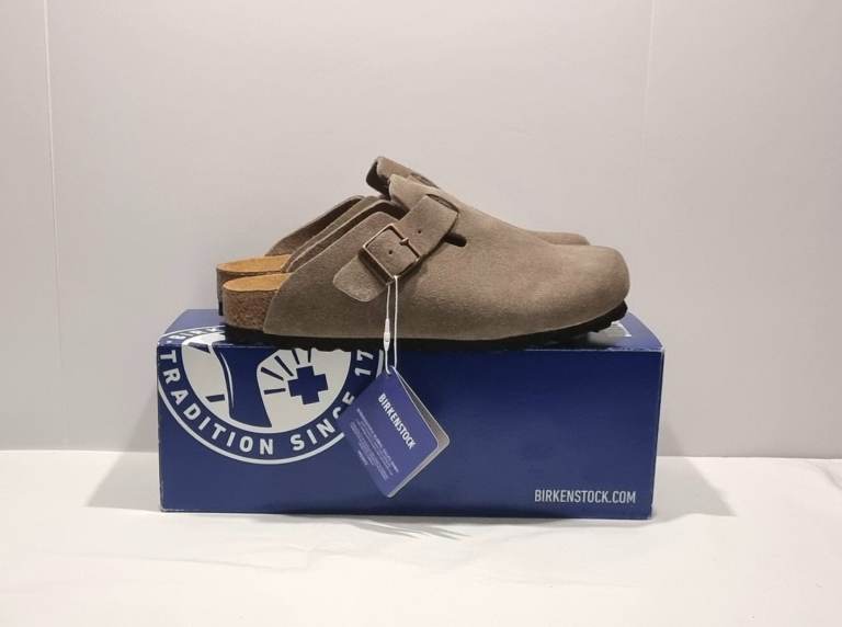 Birkenstock Boston - Soft Footbed - UK Size 6 - Taupe Colour