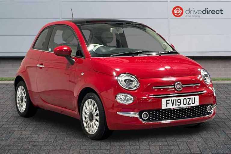 2019 Fiat 500 1.2 Lounge Hatchback 3dr Petrol Manual Euro 6 (s/s) (69 bhp) Hatchback Petrol Manual