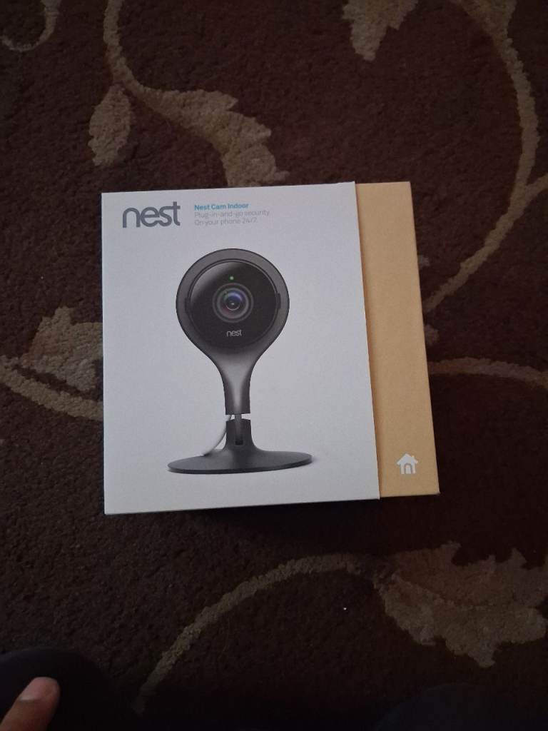 Nest Indoor Security Camera – Black, As Good As New