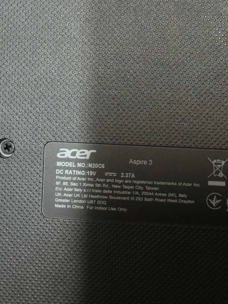 Laptop Acer for sale