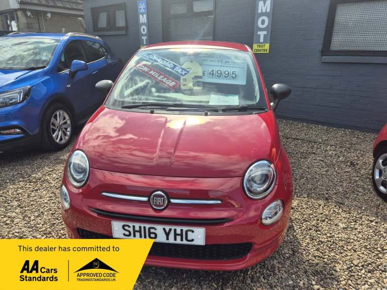 2016 Fiat 500 1.2 Pop 3dr HATCHBACK Petrol Manual