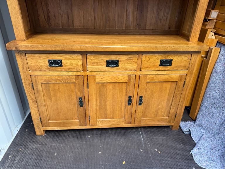 Rustic Oak Dresser from Oak Furniture Land Possible Delivery H 190 x W ...