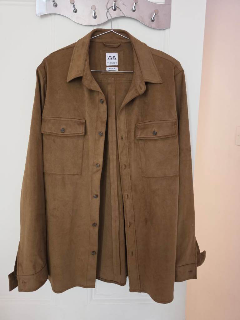 Zara suede overshirt