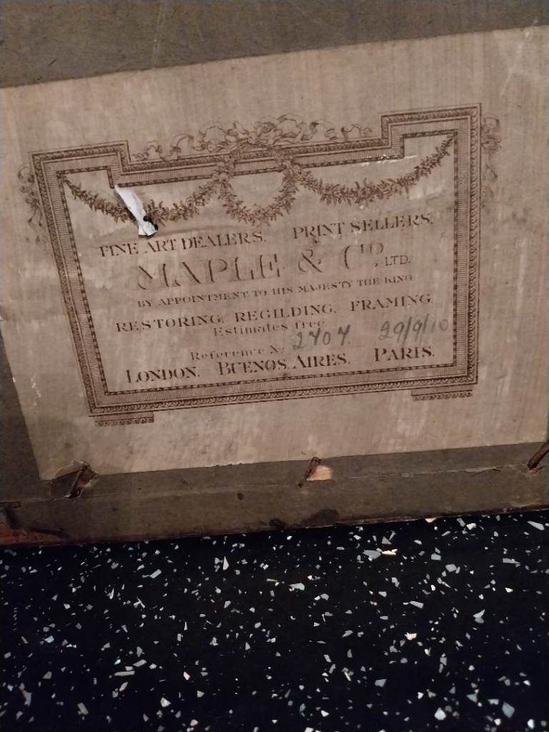 Antique photo in frame