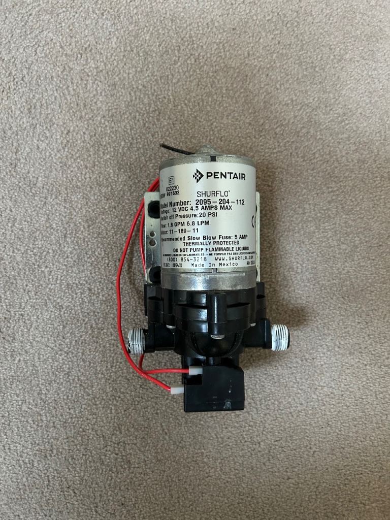 FREE Shurflo Water Pump for Campervan/Motorhome
