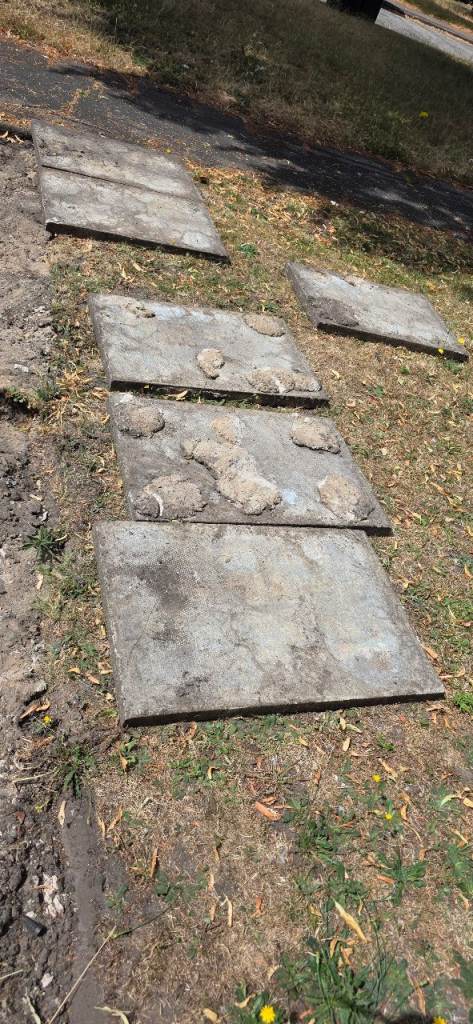 Used Garden Paving Slabs - Various Sizes