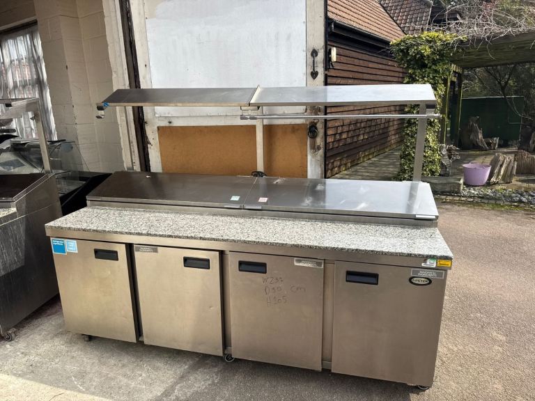 Commercial foster pizza fridge cafe shop restaurant takeaway 