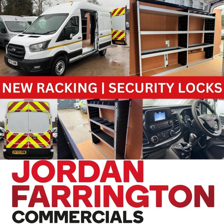 2022 72 Reg FORD TRANSIT L3 H3 RWD 350 EURO 6 WORKSHOP UTILITY SPEC WORKSHOP VAN