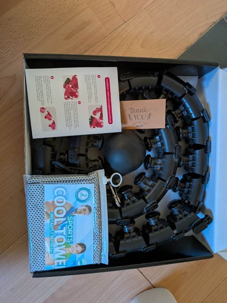 Weighted Hula Hoop Ring, detachable (in original packaging)