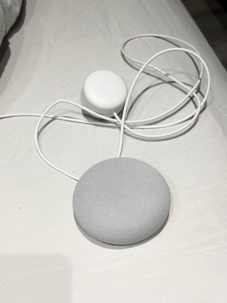 CAN DELIVER, Google Nest Mini Chalk Smart Speaker, Full working order, excellent condition