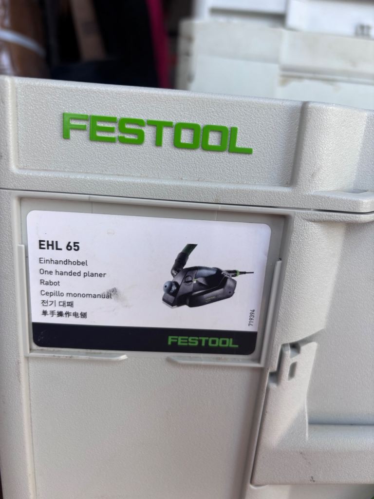 Festool EHL 65 One-Handed Planer – Good Condition