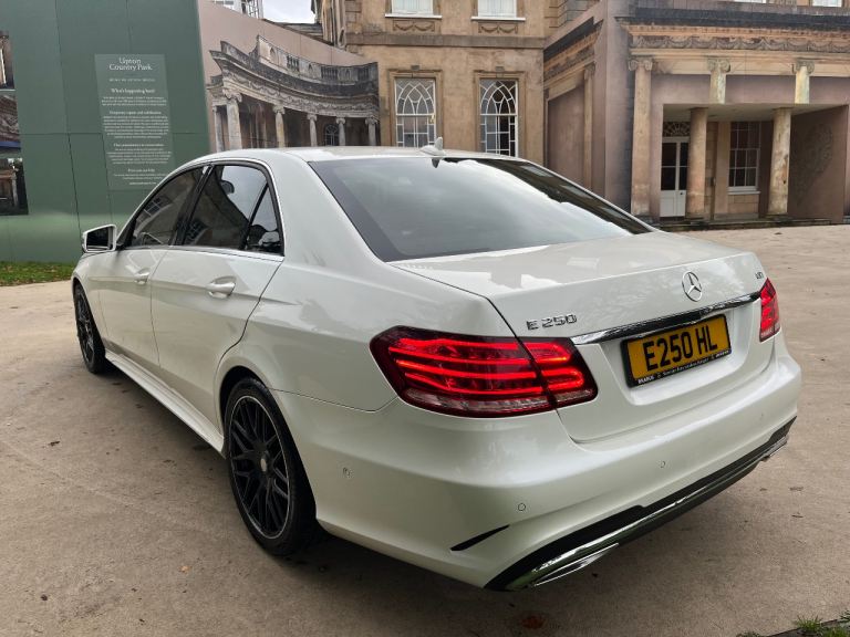 Mercedes E250 CDI AMG SPORT, Auto, private plate, White, luxury saloon, FSH, stunning!