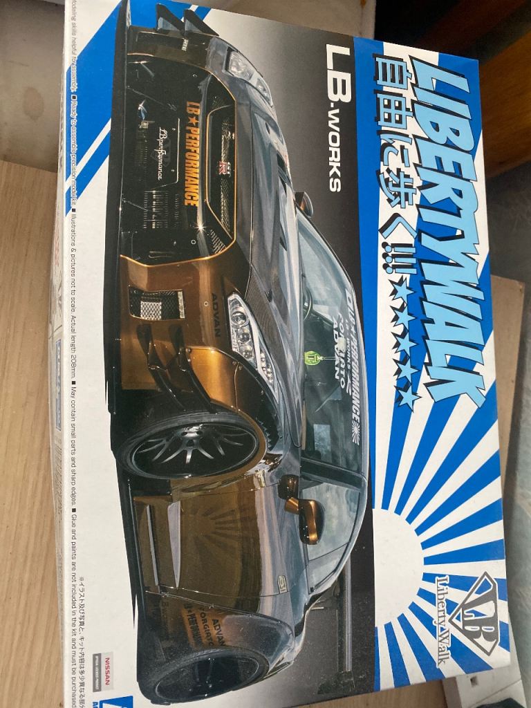 Nissan GT-R Liberty Walk Model Kit - Brand New