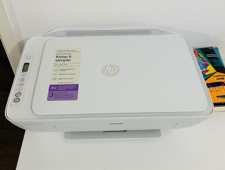 HP deckjet 2800 E series colure print, copy and scan