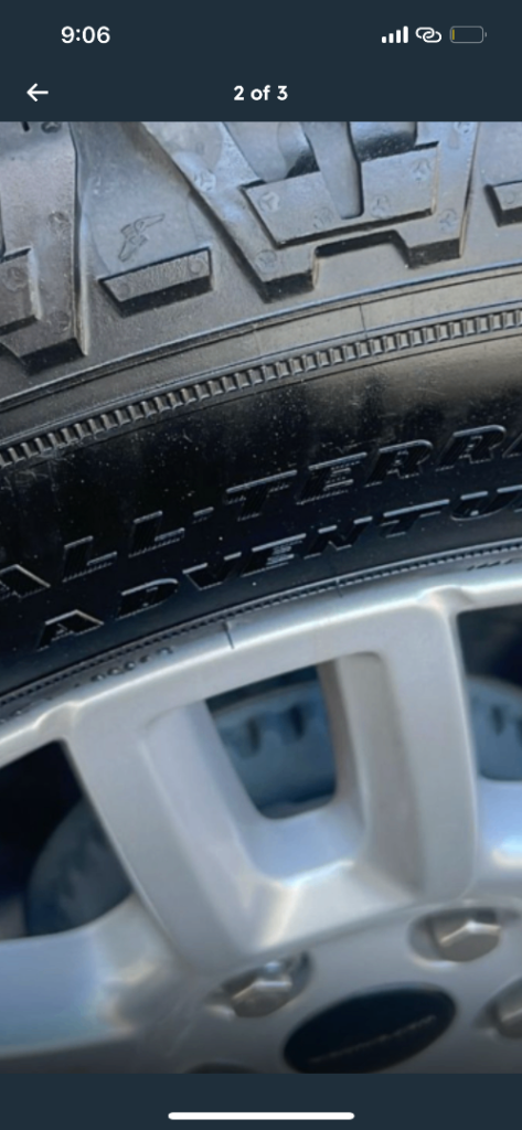 Land Rover wheel and tyres  19 inches new  £400
