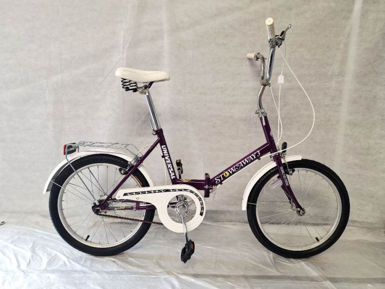 Wonderful Condition UNIVERSAL STOWAWAY Folding  Bike 3 Speed Hub Gear  Warranty 20 Inch Wheels  🚲