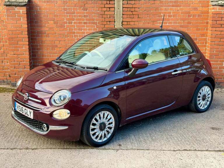 2016 Fiat 500 1.2 Lounge 3dr Dualogic HATCHBACK PETROL Automatic