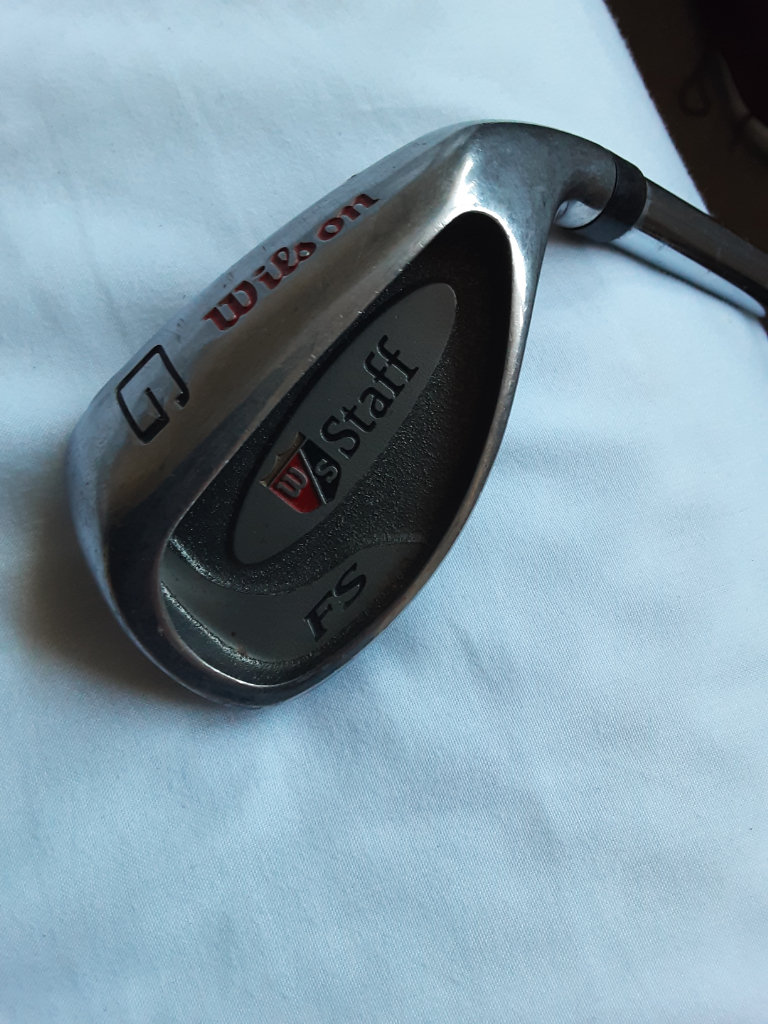 WILSON FATSHAFT GAP WEDGE on STEEL FATSHAFT MENS FLEX RIGHT HANDED
