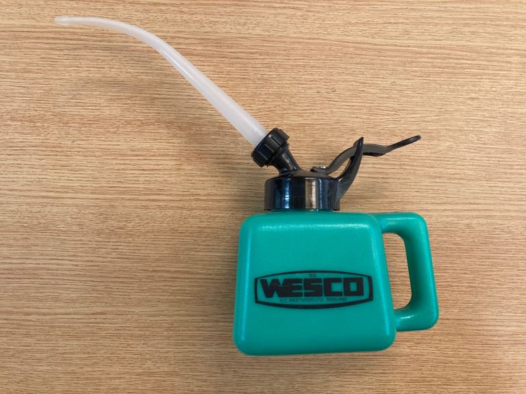 Plastic WESCO 1990s Oil Can / Oiler – Made in England, Unused