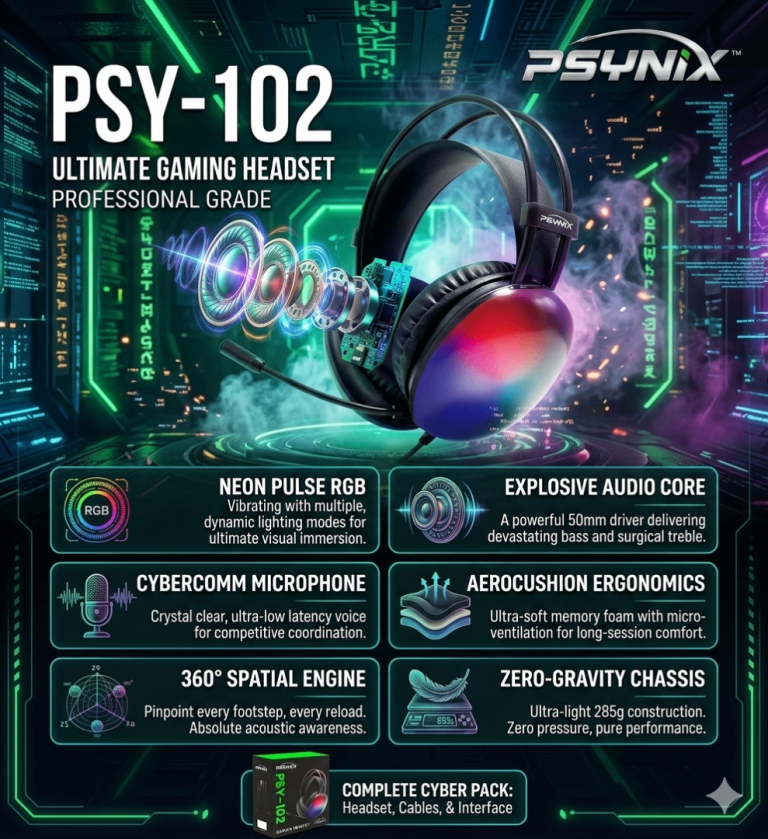 PSYNIX PSY-102 Gaming Headset