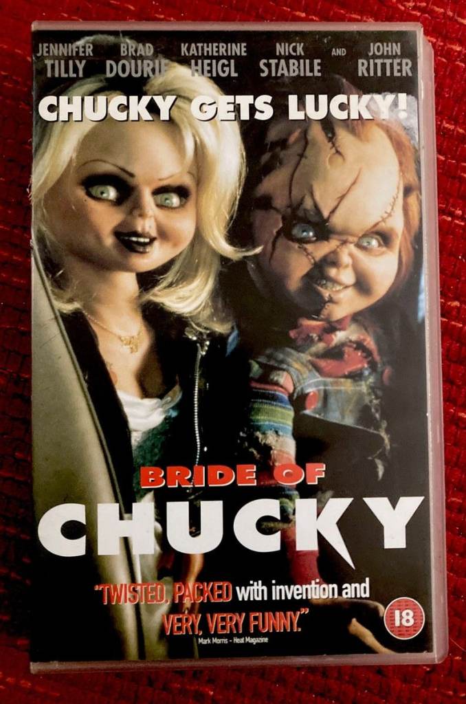 Bride of chucky vhs big box 1998