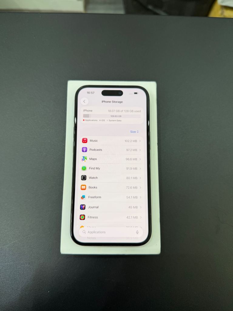 Apple iPhone 15 128GB Black (Unlocked) in Excellent Condition Fully Boxed 90% BH🔋