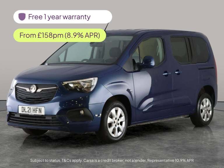 2021 Vauxhall Combo Life 1.5 Turbo D SE MPV 5dr Diesel Manual Euro 6 (s/s) (7 Seat) (100 ps) - LA...