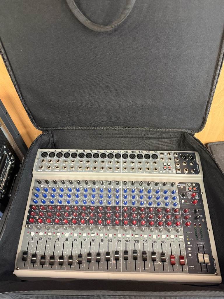 FBT Vertus CS1000 Complete PA System Bundle with Peavey PV20 Mixer, JTS Wireless Mics, Cart & Cables