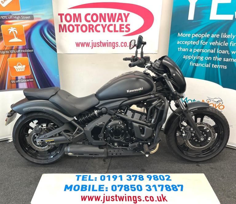 KAWASAKI VULCAN S 650, 2021(21), 2 OWNERS, 1,973 MILES, FSH, SUPERB, £5295