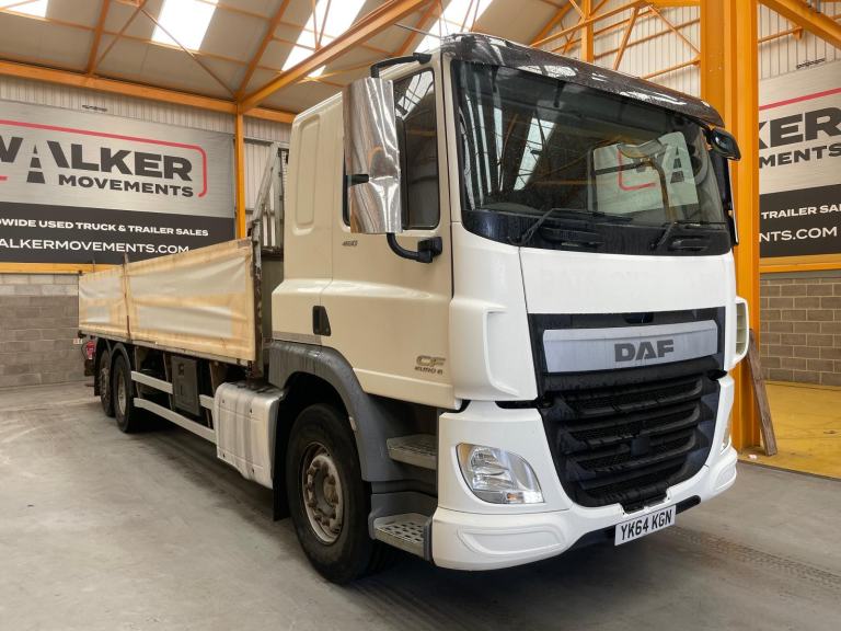 DAF CF 370 *EURO 6*, 6X2 FLATBED - 2014 - YK64 KGN