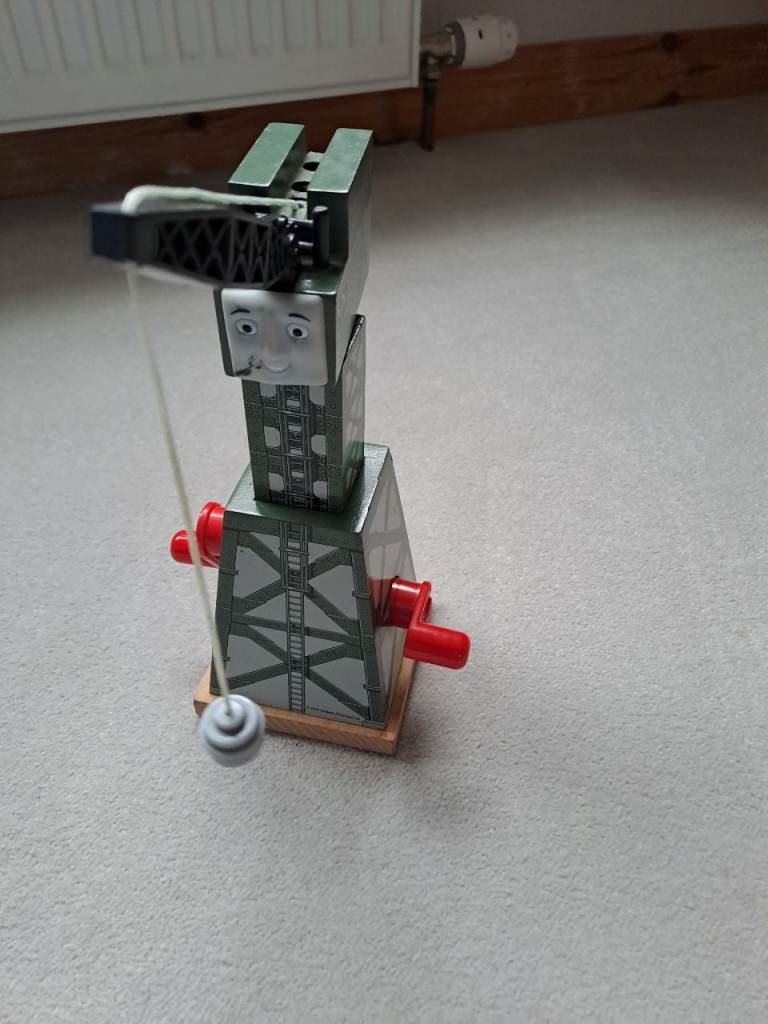 Wooden cranky the crane