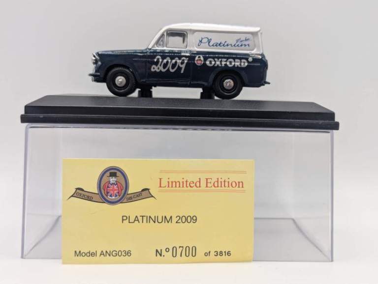 Ford Anglia Platinum member Oxford diecast