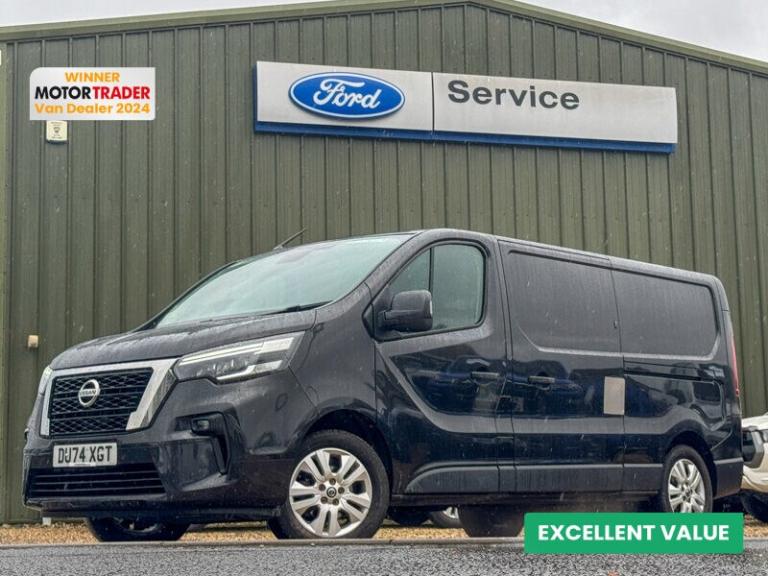 2024 Nissan Primastar AUTO LWB TEKNA L2H1 Low Roof Air Con Camera Nav Sensors EURO 6 Panel Van Di...