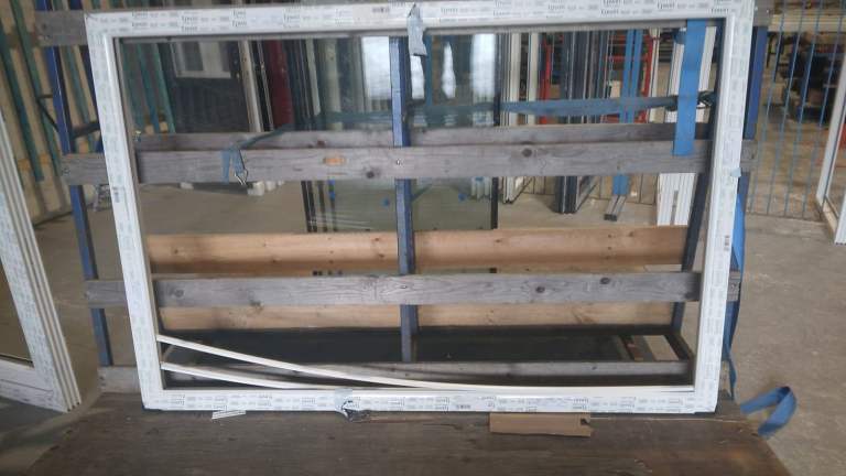 White uPVC Window 41 *Fully Glazed***