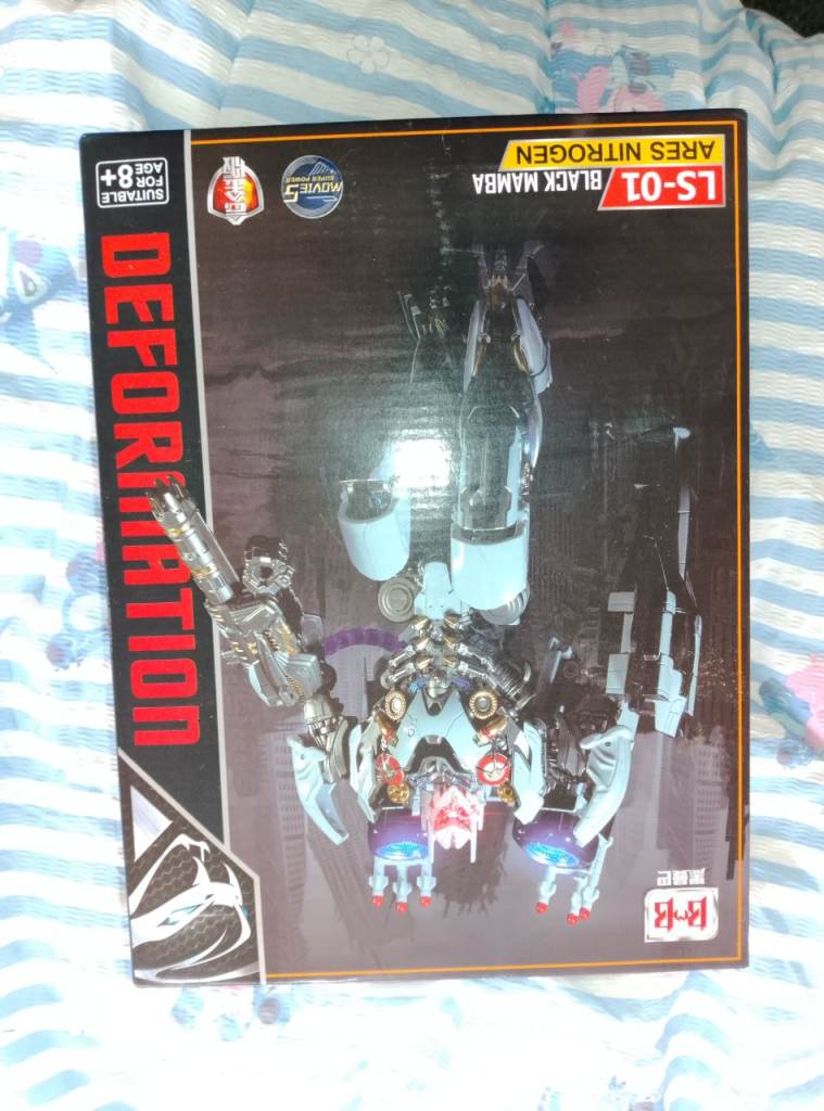 Black Mamba LS-01 Ares Nitrogen Deformation Toy – New in Box