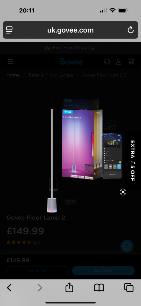 Floor lamp - Govee