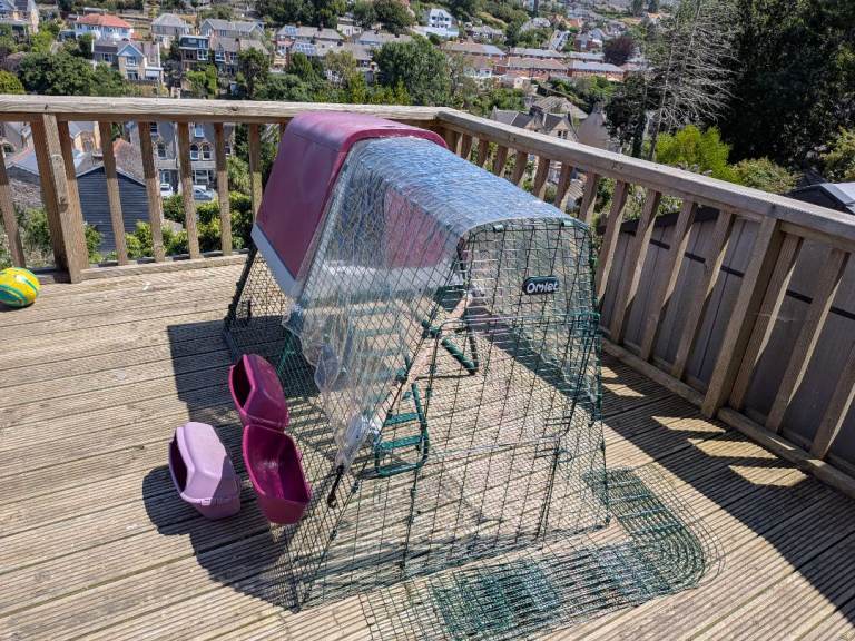 Omlet Go Up chicken coop, run and accessories 