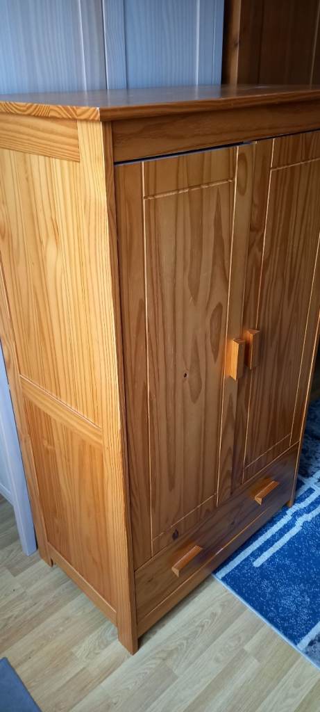 image for Solid Pine Children's Wardrobe (FREE Delivery Locally)